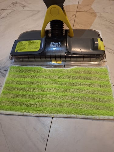 Reusable mop pads compatible with Shark VacMop cleaning system.