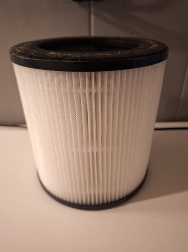 HEPA replacement filters for air purifier removing dust and particles
