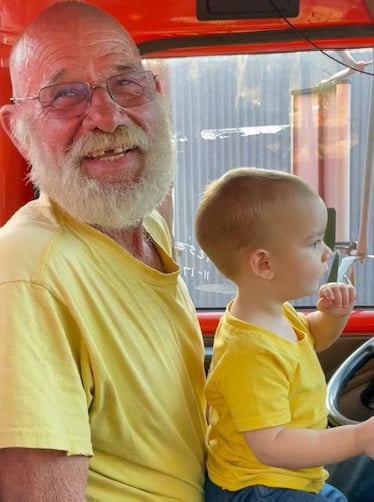 Mr. Billy Burke and Grandson