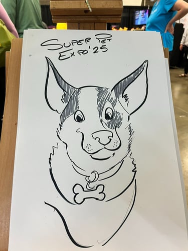 Dog caricature