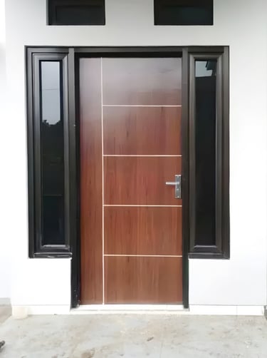 Pintu SWP lapisan HPL untuk rumah tinggal