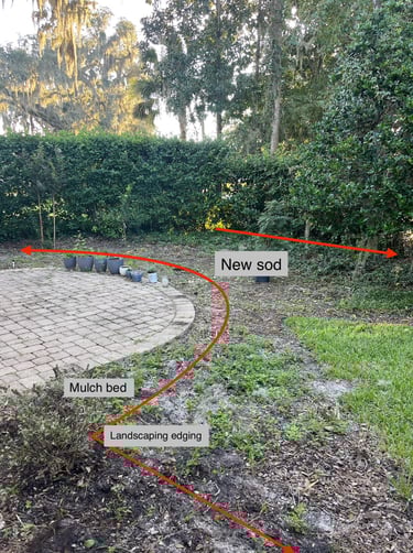 Landscape design installation Atlantic Beach