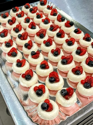 Mignardises fruits rouges