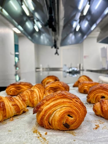 Croissants et pains au chocolat