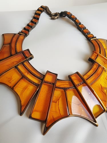 Lucite Vintage Plastic Choker