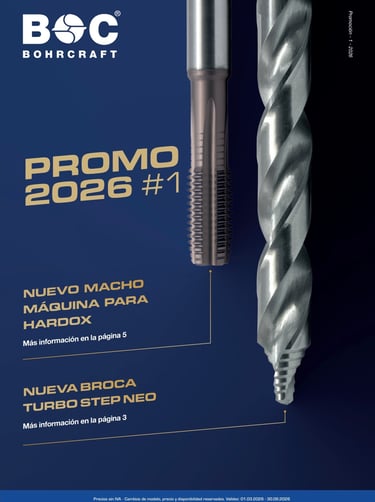Folleto herramienta corte Bohcraft 2026