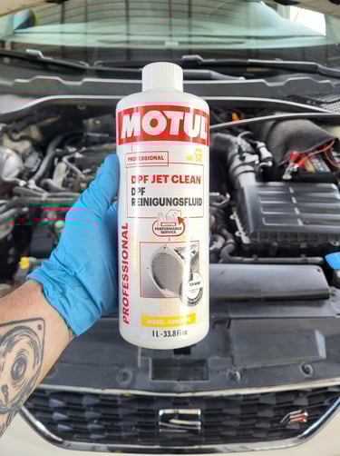 Motul Professional DPF Clean адитив со TÜV сертификат за ефикасно чистење преку Inject 3in1 машина