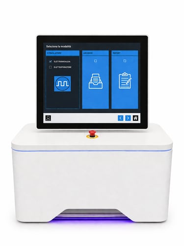 Sistema professionale Pure Thermal Flow a shock termico per rimodellamento corpo e riduzione degli accumuli adiposi