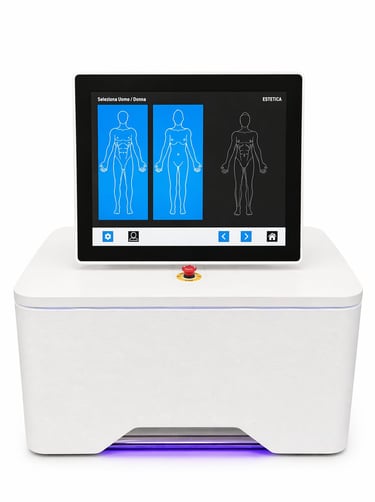 Macchinario estetico professionale Omnia 360 con shock termico, LED ed elettrostimolazione