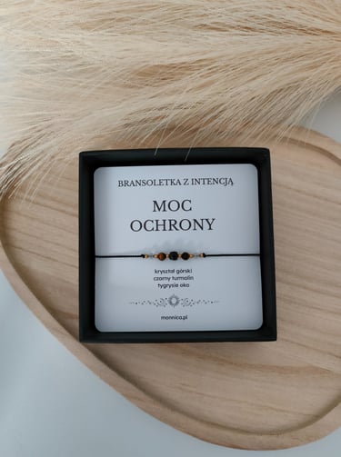 Bransoletki z intencją na jedwabnej nici - sklep Monnica