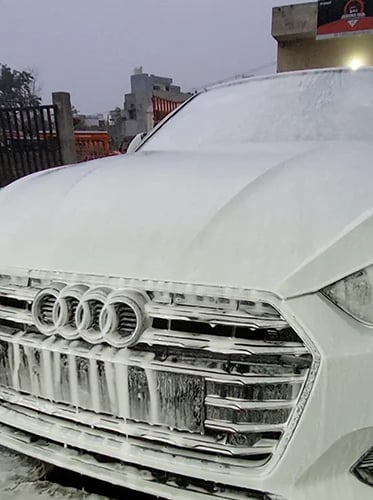 Foam car wash in Amritsar