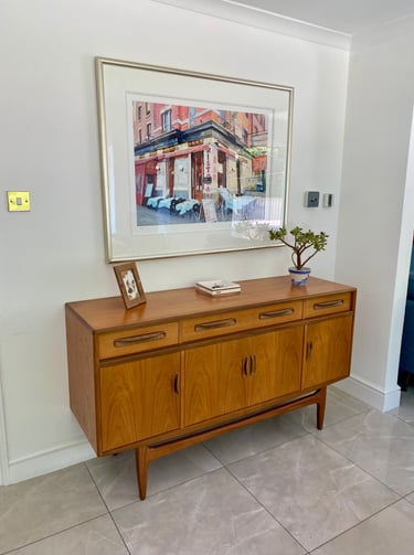 G Plan teak sideboard from the 1960s, beautifully restored, perfect for Vintage interiors MCM