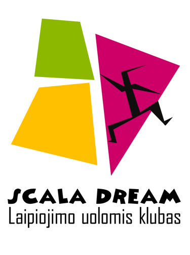 a logo of climbing club Scala Dream