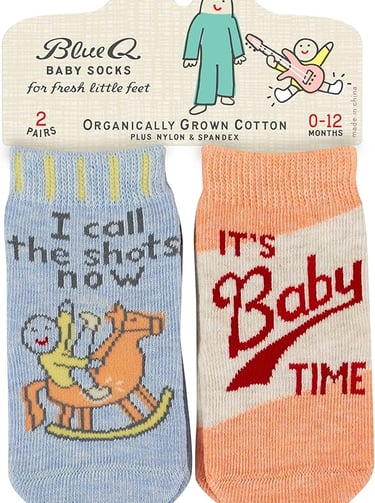 Funny Quote Baby Socks
