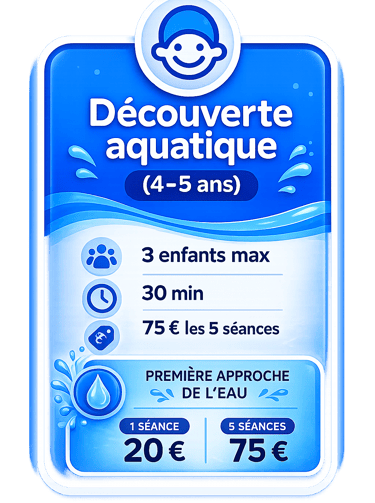 découverte aquatique cours natation à hourtin