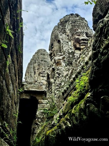 Visages du temple de Bayon, SIem Reap, Cambodge