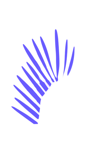 Purple Palm Leaves up