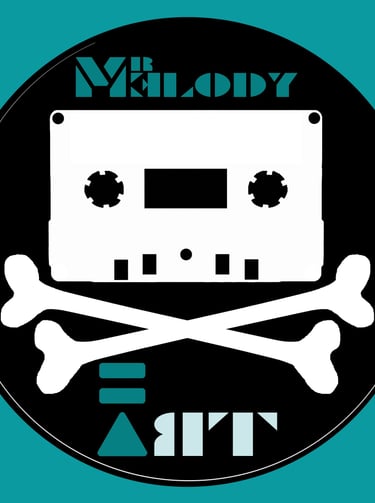 mister melody Artiste pochoiriste basé en Charente maritime logo