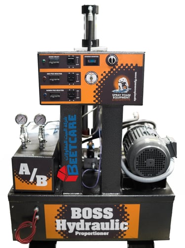 ماكينة اس اف اي برو لرش الفوم من شركة البيت للمقاولات والعوازل