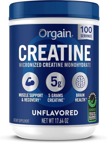 creatine monohydrate supplement for women over 35 strength muscle tone and brain health