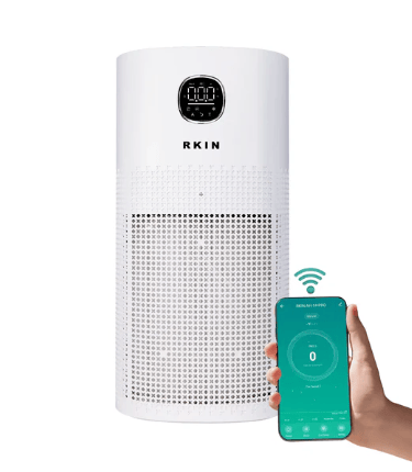 RKIN AH-14 Pro medical grade HEPA air purifier for home toxins.