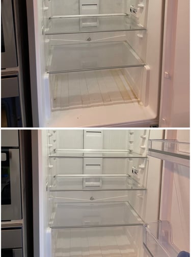 avant après nettoyage remise en état frigo avant vente par m&m services pro rouen