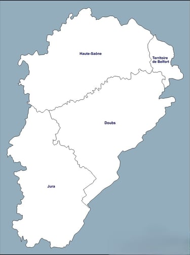 franche-comté - haute-saône - doubs - territoire de belfort