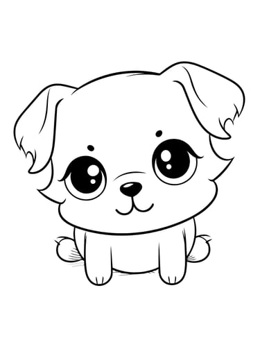 coloriage chien 