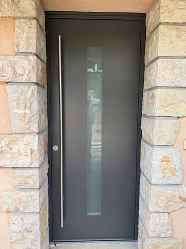 Porte d'entrée acier