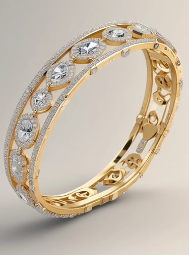 A luxurious necklace catching light with soft reflections on an ivory surface.