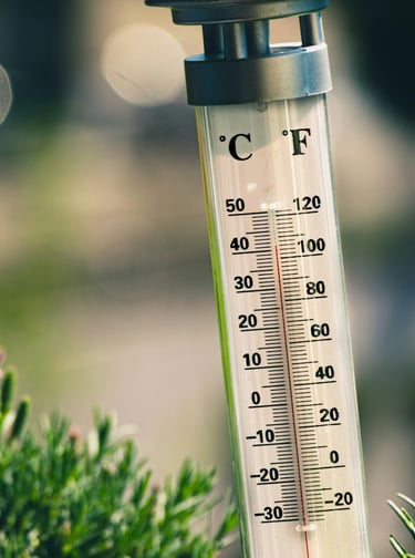 Glass thermometer
