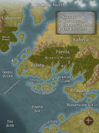 Sea of Blood Map