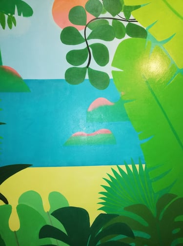 fresque hostel brésil