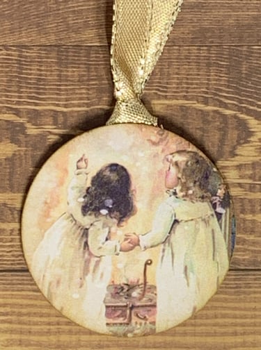 Old fashioned Christmas / Vintage paper clips