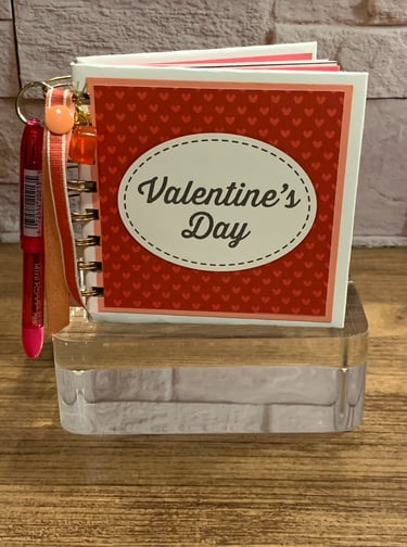 Valentine's Day Spiral Notebook