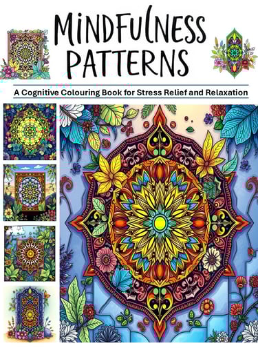 Mindfulness Patterns Colouring Book Cover