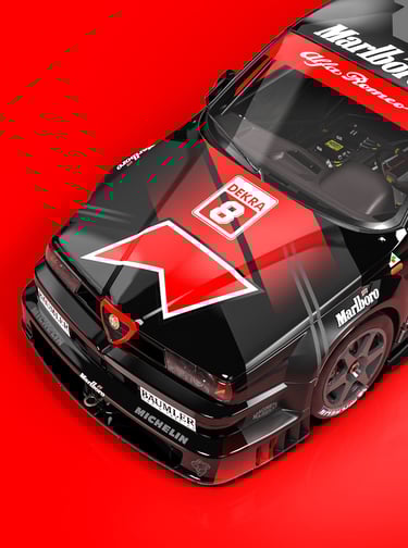 livery de Marlboro del coche DTM Alfa Romeo 