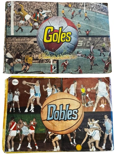 1969 Figuritas Crack Goles Dobles Sports Card Album Uruguayo