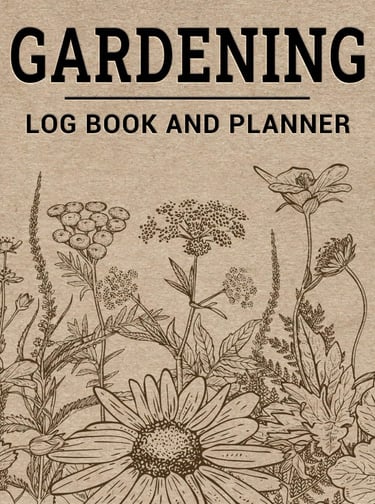 Gardening Log Book and Planner