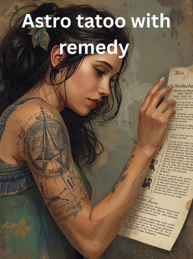 Astro Tattoo With Remedy report process — astrology analysis, symbol suggestions, and remedies