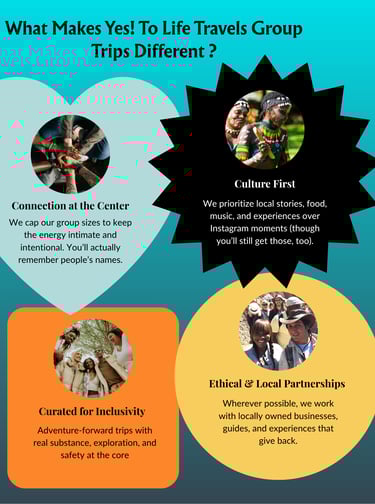 Group Trips What makes Yes to Life Different