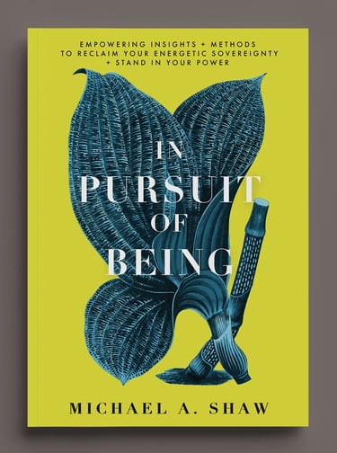 In Pursuit of Being Cover Design Lucent Arc