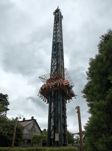 bellewaerde 2025 screaming eagle vrijval toren