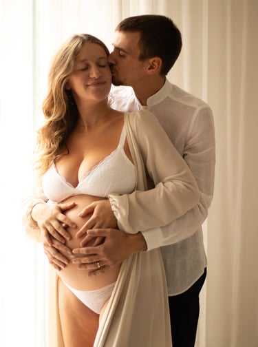 gravidanza, dolce attesa, attimi unici, foto di famiglia