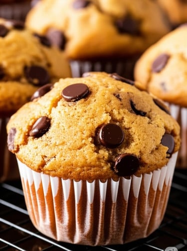 Easy chocolate chip muffins