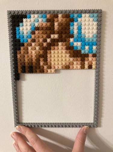 Pix Brix - Chun-Li Almost Peeking