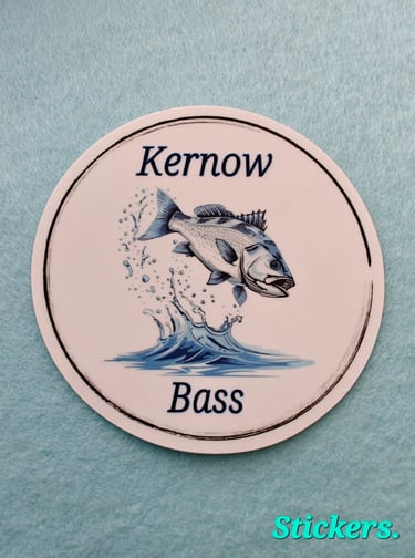 Kernow Bass Stickers