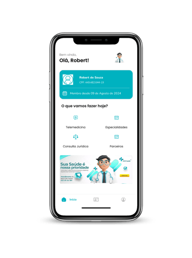 aplicativo spass benefícios tela telemedicina e assistencias