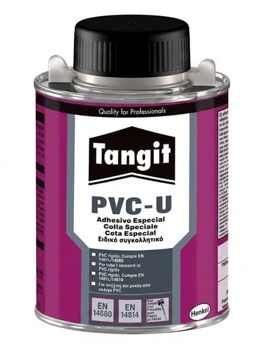 Tangit solvent cement adhesive used for plumbing pipe systems in Dubai UAE