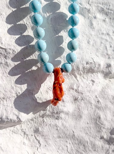 Collana Montecristo Corallo Rosso naturale 